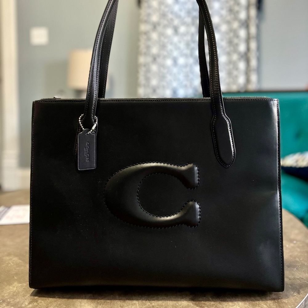 Black Coach Nina Tote